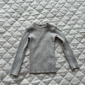 Pippin Gray Ribbed Sweater